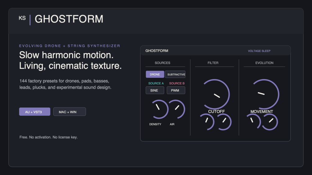 KS Ghostform product artwork